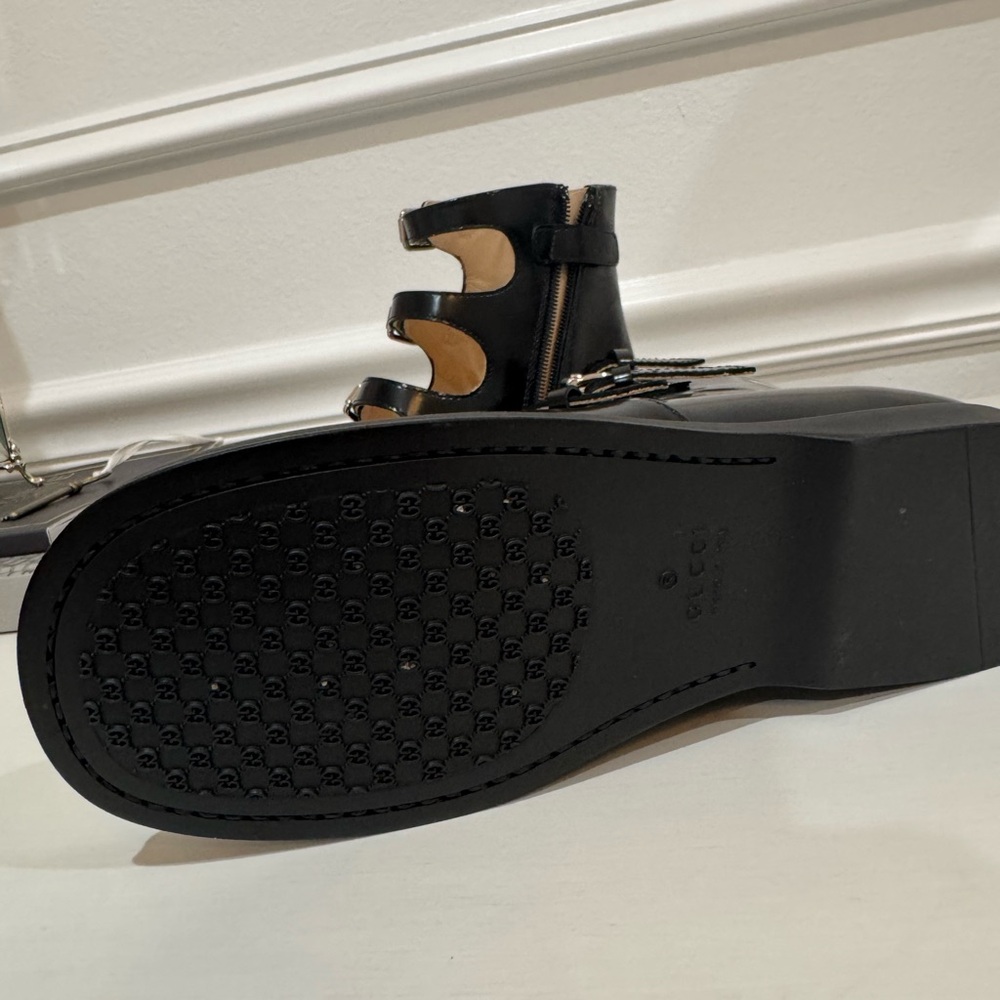 Gucci Black Kids Leather Boots - Picture 6 of 7